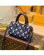 Louis Vuitton Nano Speedy Mini Bag in Monogram Jacquard Denim M81168 Blue 2022