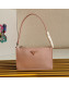 Prada Brushed Leather Mini Bag 1BC155 Pink 2021