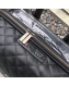 Chanel Quilted Calfskin Luggage 20 Inch with Silver Hardware 2019