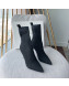 Balmain Knit Ankle Boots All Black 2021 120408