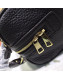 Gucci Small Vintage Leather Web Boston Bag 269876 Black 