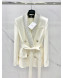 Balmain Studded Jacket White 2022 031250