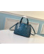 Louis Vuitton Alma BB Top Handle Bag in Crocodile Leather N91439 Blue 2019