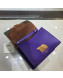 Fendi Kan U Small Calfskin Flap Bag Purple/Gold 2019 