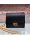 Fendi Kan U Small Calfskin Flap Bag Black/Gold 2019 