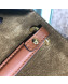 Fendi Kan U Medium Calfskin Flap Bag Rust Brown/Gold 2019 