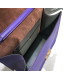 Fendi Kan U Medium Calfskin Flap Bag Purple/Gold 2019 