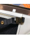 FenFendi Leather Pockets Belt Bag White 2019