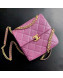 Chanel Grained Calfskin Backpack AS3108 Purple 2022