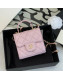Chanel Lambskin Clutch with Chain AP2682 Pink 2022