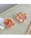 Van Cleef & Arpels Clovers Studded Earrings Light Pink 2021 