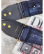 Dior Blue Camouflage Fully Embroidered Canvas Shoudler Strap 2019