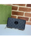 Gucci GG Canvas Zip Around Wallet with Interlocking G ‎673003 Black 2022