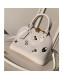 Louis Vuitton Love Lock Alma BB Top Handle in Epi Leather M52885 White 2019