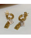Louis Vuitton Short Earrings Gold/Silver 2021 43