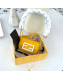 Fendi Nano Baguette Maxi Handle Bag in FF Nylon Yellow 2022