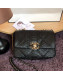 Chanel Snakeskin Small Flap Bag AS1160 Black 2022