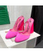 The Attico Luz Silk High Heel Open Pumps 9.5cm Pink 2022