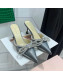 Mach & Mach Mules with Crystal Bow Dark Grey 8.5cm 2022