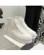 Celine Canvas Flatform High-top Sneakers White 2022 032405