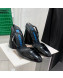 The Attico Luz Patent Leather High Heel Open Pumps 9.5cm Black 2022
