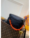 Louis Vuitton Mini Soft Trunk Monogram Leather Box Bag M58906 Black 2022