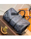Louis Vuitton Keepall Bandoulière 50 Travel Bag in Monogram Pastel Noir Canvas M57278 2022