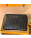 Louis Vuitton Etui de Voyage MM Pouch in Black Monogram Leather M59479 2022