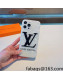 Louis Vuitton Diamond-Shaped iPhone Case White/Black 2022 0310130