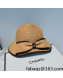 Chanel Straw Bucket Hat Khaki 2022 0310127