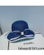 Chanel Straw Bucket Hat Blue 2022 0310128