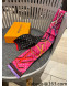 Louis Vuitton LV Planet Silk Bandeau Scarf 8x120cm Hot Pink 2022