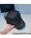 Prada Canvas Baseball Hat Black 2022 033113