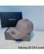 Prada Canvas Baseball Hat Grey 2022 033115