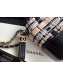 Chanel Woven Gabrielle Clutch with Chain A94505 Black 2020