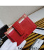 Prada Saffiano Leather Card Holder Wallet 1MC038 Red 2022 01