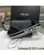Prada Monochrome Saffiano and Leather Top Hnadle Bag 1BD317 Black 2022