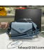 Prada Monochrome Saffiano and Leather Top Hnadle Bag 1BD317 Blue 2022