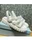 Prada Nappa Leather Sandals White 2022 032389