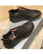 Prada Men's America's Cup Fabric Sneakers Black 2022 