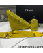 Prada Crystal Triangle Shoulder Bag 1BH190 Yellow 2022