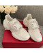 Roger Vivier Crystal Buckle Sneakers White 2022 03