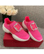 Roger Vivier Crystal Buckle Sneakers Pink 2022 04