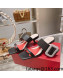 Roger Vivier Soft Leather Medium Heel Slide Sandals 5.5cm Black 2022 032398