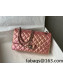 Chanel Iridescent Lambskin Medium Classic Flap Bag A01112 Pink 2022 031441