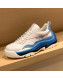 	 Valentino Gumboy Calfskin Sneakers White/Blue 2022 032648