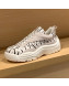 Valentino Gumboy VLTN Print Calfskin Sneakers White/Black 2022 032651