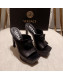 Versace Calfskin Platform Slide Sandals 14cm Black 2022 031943