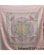 Dior Silk Sqaure Scarf 110x110cm Pink 2022 10