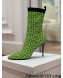 Balmain Knit Ankle Boots Green/Black 2021 120412